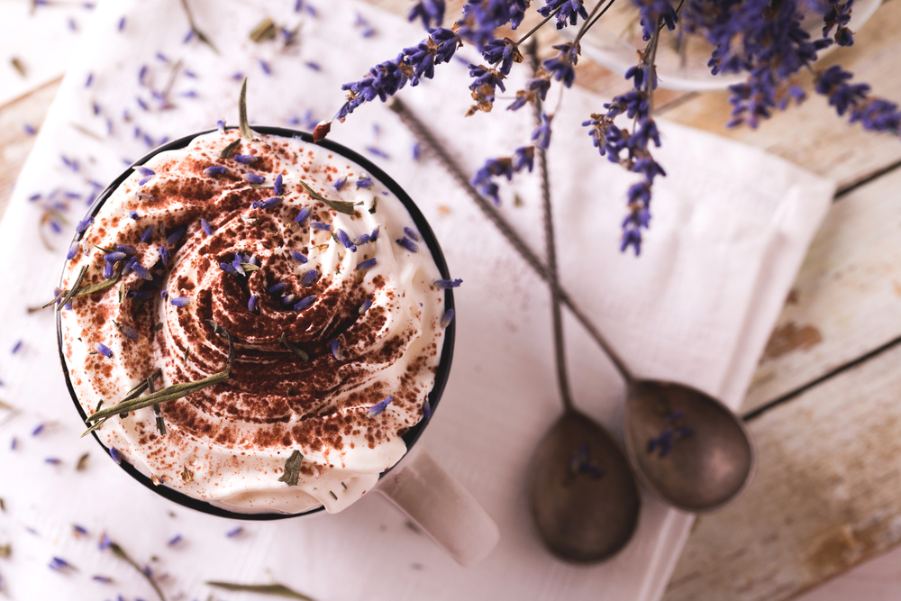 Hot Chocolate with lavender
