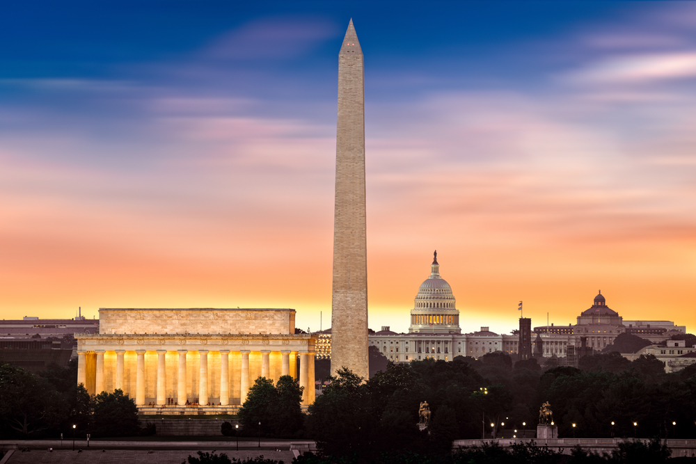 skyline of Washington, DC
